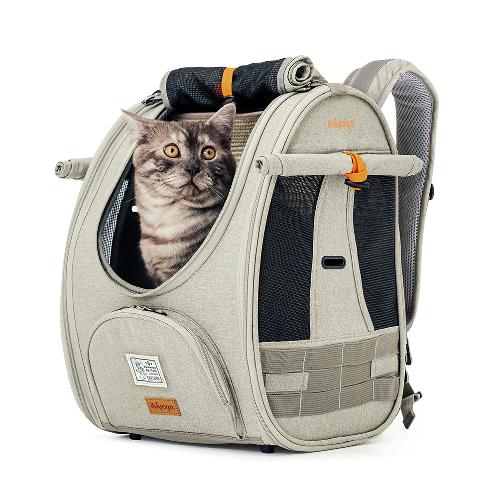 Ibiyaya Adventure Cat Carrier Backpack FC2297-G