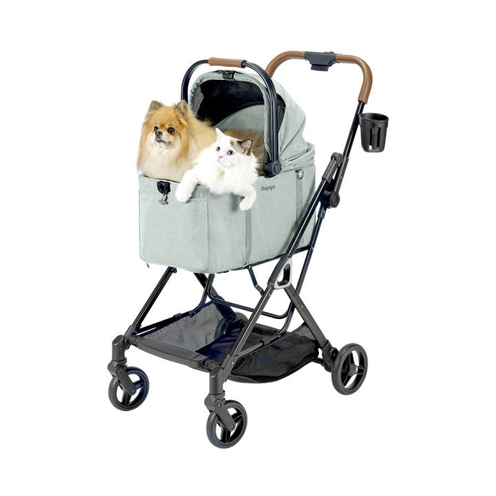 dog stroller with cup holder Tinker Small Detachable Pet Stroller with Cup Holder – Compact Buggy f – Mr. Peanut's Pet Carriers