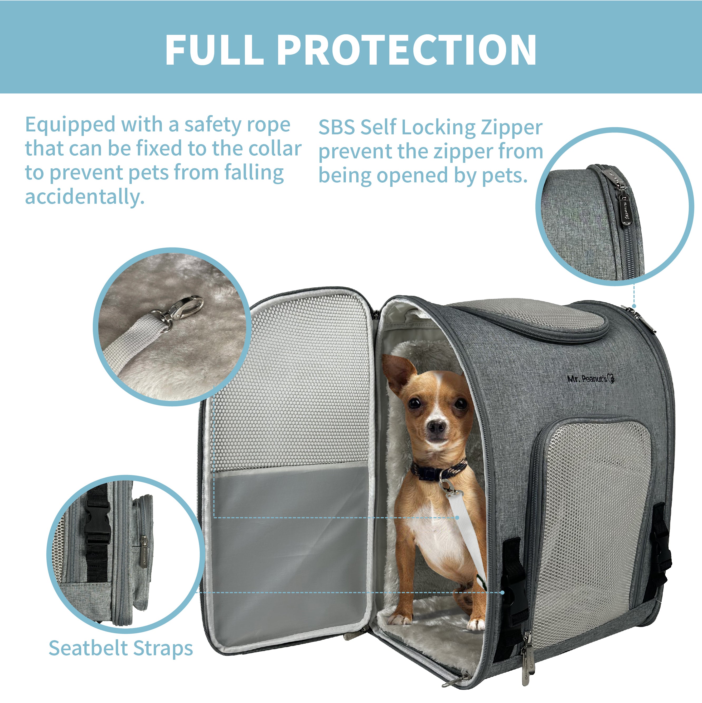 Betop House Fashion Dog Carrier PU Leather Dog Handbag Dog Purse Cat Tote Bag Pet Cat Dog Hiking Bag, Brown, Large