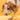 FDT Rubber Dog Ball on Rope, Small - Diameter 2" (5 cm)