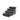 PetPals Sturdy & Plush Design Pet Stairs, Senior Mobility Aid Pet Steps - 4-Lvl Charcoal Pet Stairs