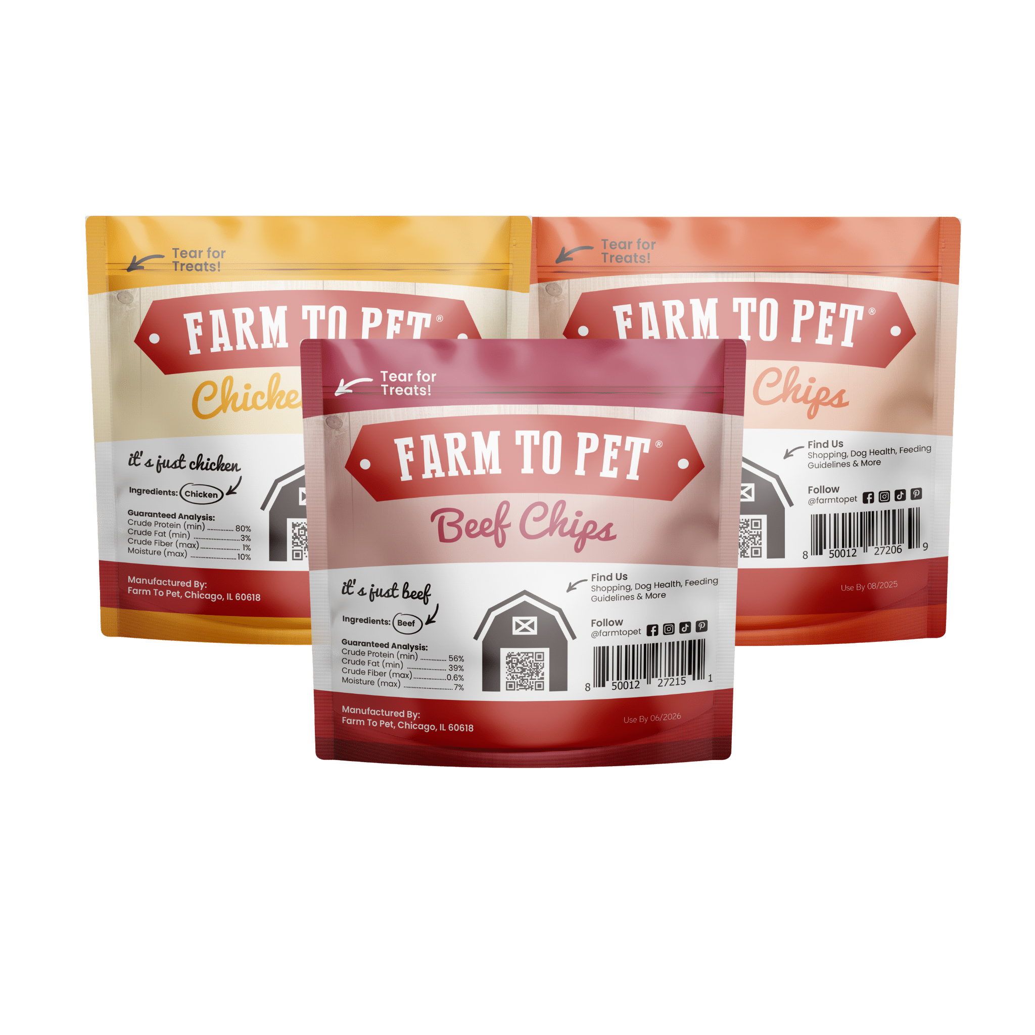 Chicken, Turkey, & Beef Snack Pack Trio