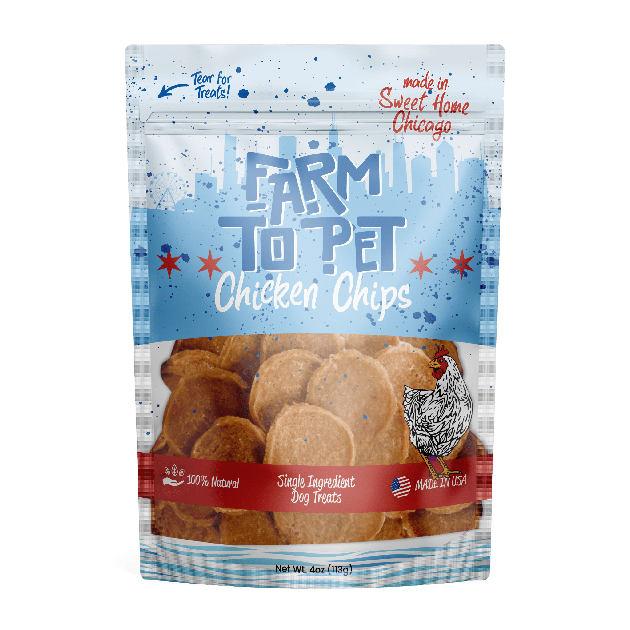 Chicago Chicken Chips for Dogs