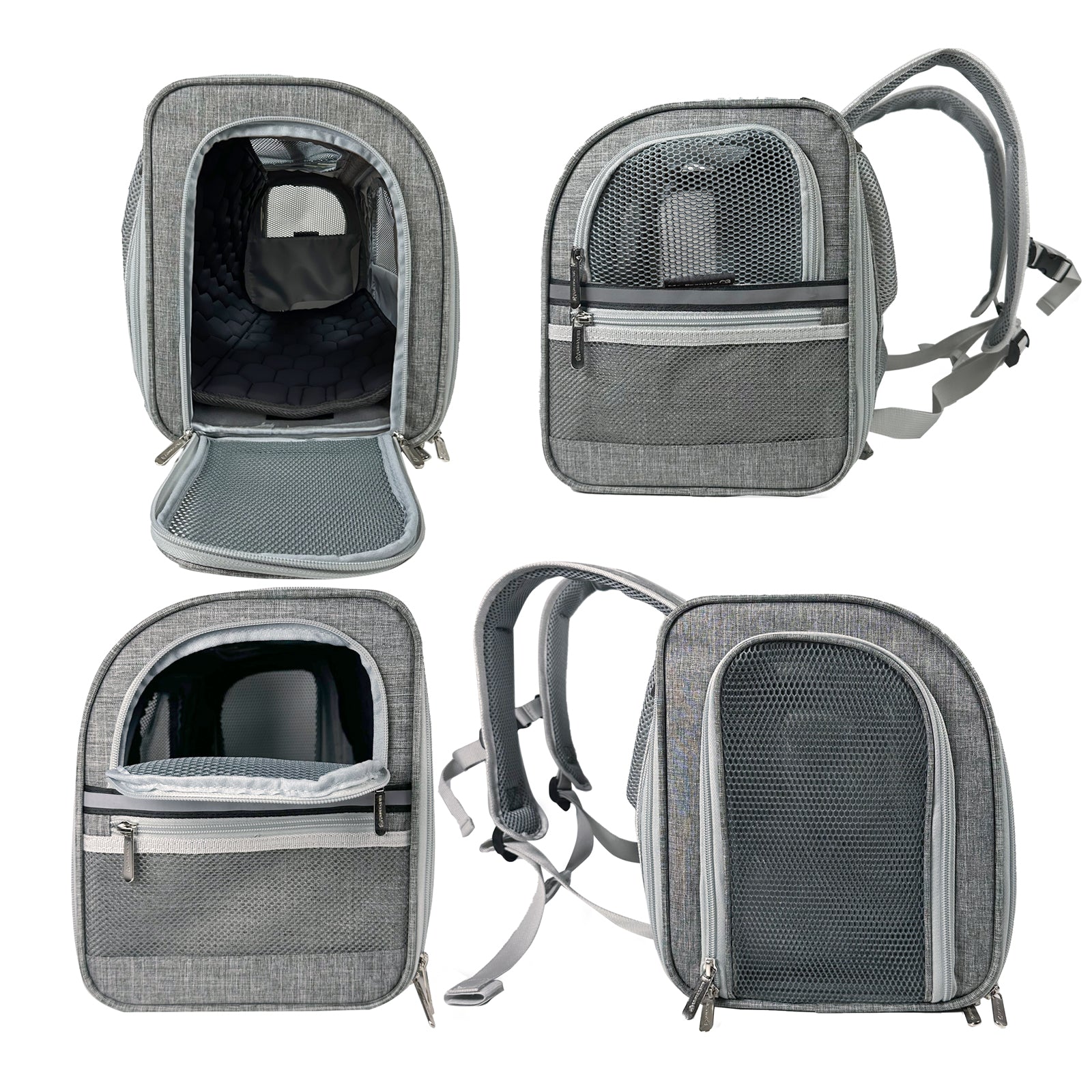 thumbnail image 2 of Mr. Peanut's Monterey Series Convertible Backpack Pet Carrier - Airline Approved For Small Dogs & Cats 2 of 3