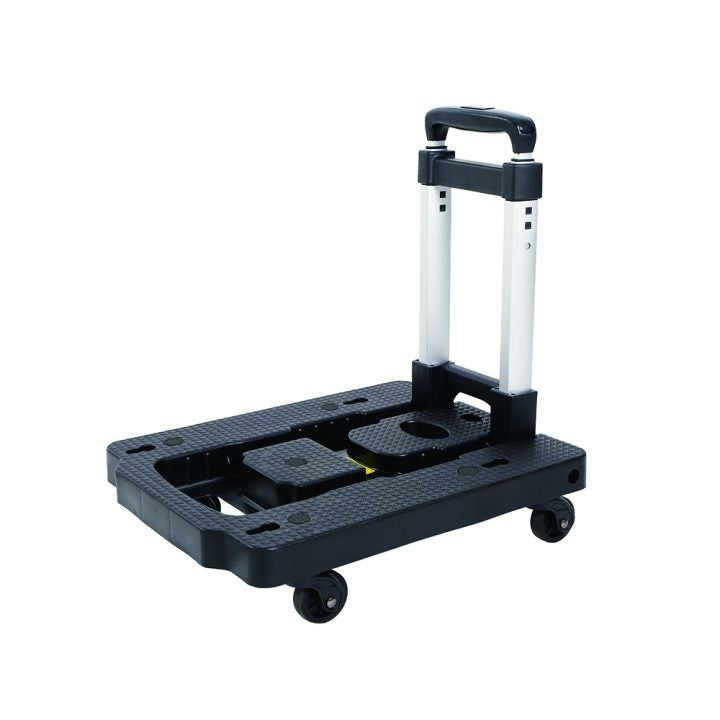 Ibiyaya Folding Cart Trolley With 4 Spinner Wheels for Pet Carriers, Best Rolling Hand Dolly Truck