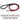 Soft Leather Dual-Color Braided Round Lead