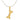 14k Yellow Gold Large Polished Dog Bone Necklace