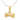 14k Yellow Gold Sm Polished Dog Bone Necklace