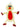 12" Duckling Crinkle Flat Dog Toy