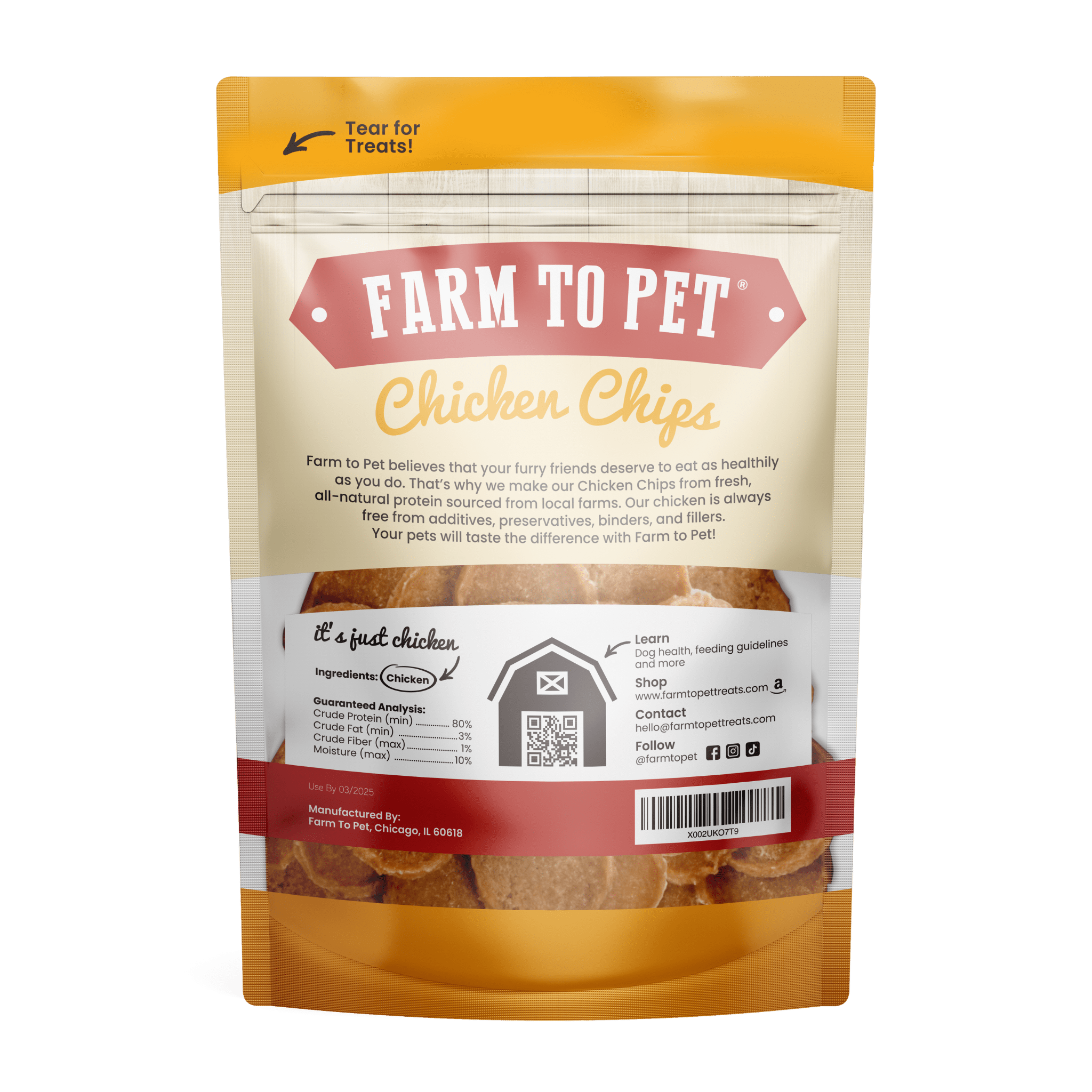 Chicken Chips for Dogs