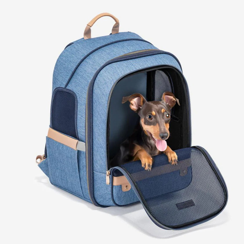 Petsfit Blue Denim Airline Compliant Backpack