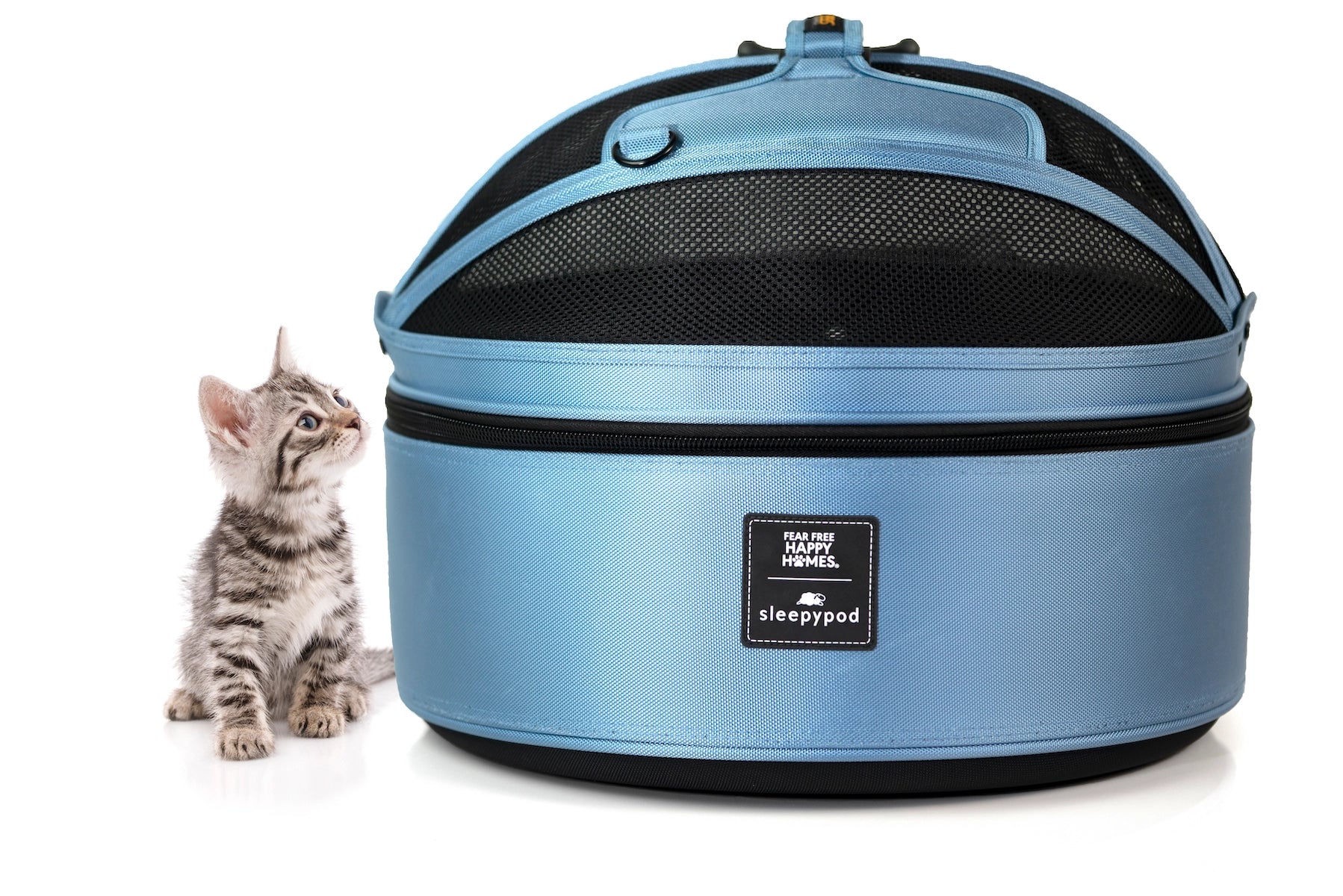 Sky Blue Mini Sleepypod Airline Approved Pet Carrier, Car Safety Seat, Bed  - The Paws Mahal