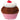 6" Cupcake Pink Dog Toy