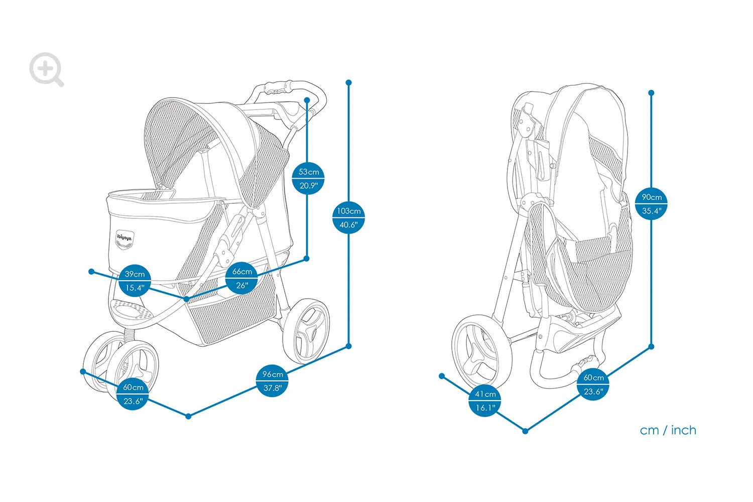 Ibiyaya monarch sales premium pet jogger